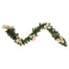 6' X 9" Poinsettia And Pinecone Artificial Christmas Garland, Unlit -Beauty Wreaths Shop northlight s84830 updated 17017.1667654646