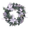 White Poinsettia And Pine Cone Artificial Christmas Wreath - 24-Inch, Unlit 1 White Poinsettia And Pine Cone Artificial Christmas Wreath - 24-Inch, Unlit -Beauty Wreaths Shop northlight s84839 38053.1667664526