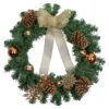 Pre-Decorated Ball Ornaments And Bow Artificial Christmas Wreath, 24-Inch, Unlit -Beauty Wreaths Shop northlight s84884 updated 31339.1667641593
