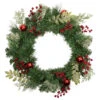 Decorated Frosted Pine And Pine Cone Artificial Christmas Wreath, 24-Inch, Unlit -Beauty Wreaths Shop northlight s92648 updated 61489.1667530239