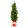 17" Mini Tabletop Christmas Tree With Red Metal Pot - Unlit -Beauty Wreaths Shop northlight sf89158 1 sample 01986.1667658116