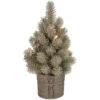 10.25" LED Potted Champagne Metallic Glitter Artificial Christmas Tree - Clear Lights -Beauty Wreaths Shop northlight sf89176 1 sample 85634.1667573269