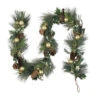 6ft Long Needle Pine With Winter Foliage And Stars Christmas Garland - Unlit -Beauty Wreaths Shop northlight sh27131 45092.1667623757