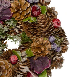 Iced Pine Cones With Berries Artificial Christmas Wreath, 10-Inch, Unlit -Beauty Wreaths Shop northlight sh36228 2 60750.1667534275