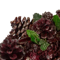 13" Red And Gold Glittered Pine Cone And Berry Christmas Wreath 7 13" Red And Gold Glittered Pine Cone And Berry Christmas Wreath -Beauty Wreaths Shop northlight sh89561 4 updated 89465.1667535709