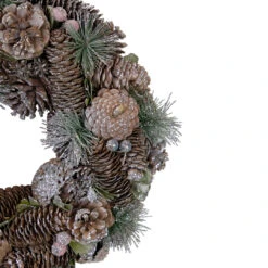 Glittered Pine Cones And Berries Artificial Christmas Wreath, 13-Inch, Unlit -Beauty Wreaths Shop northlight sh89585 2 updated2022 99150.1667572564