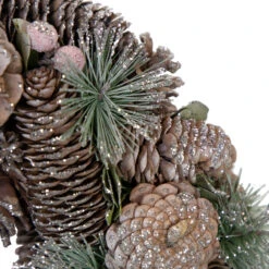 Glittered Pine Cones And Berries Artificial Christmas Wreath, 13-Inch, Unlit -Beauty Wreaths Shop northlight sh89585 3 updated2022 62699.1667572563