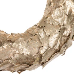 Gold Layered Leaves Christmas Wreath, 15.5-Inch, Unlit -Beauty Wreaths Shop northlight sh93292 02 09795.1680879719