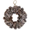 Frosted Assorted Pinecone Decorative Christmas Wreath, 13.5-Inch, Unlit -Beauty Wreaths Shop northlight sh94259 1 84812.1667568765