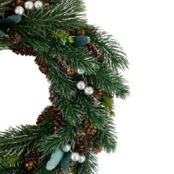 Green Pine, Pinecone With Berries Christmas Wreath, 14-Inch, Unlit -Beauty Wreaths Shop northlight sh94267 3 81949.1667568760