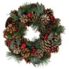Green Mixed Foliage And Apple Artificial Christmas Wreath, 13.75-Inch, Unlit -Beauty Wreaths Shop northlight sh94277 1new 93375.1667946558