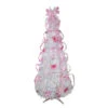 6' Pre-Lit White And Pink Pre-Decorated Pop-Up Artificial Christmas Tree -Beauty Wreaths Shop northlight sm27459 71655.1667529965