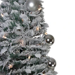 6' Pre-Lit Flocked Pre-Decorated Pop-Up Artificial Christmas Tree 7 6' Pre-Lit Flocked Pre-Decorated Pop-Up Artificial Christmas Tree -Beauty Wreaths Shop northlight sm27460 1 17301.1667529966