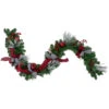 6' X 12" Plaid And Houndstooth And Berries Artificial Christmas Garland - Unlit -Beauty Wreaths Shop northlight sm91192 84691.1667573292