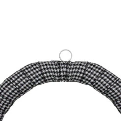 Black And White Houndstooth And Berry Artificial Christmas Wreath - 24-Inch, Unlit -Beauty Wreaths Shop northlight sm91202 2 84960.1667576271