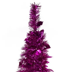 4' Pink Tinsel Pop-Up Artificial Christmas Tree, Unlit -Beauty Wreaths Shop northlight sm92149 3 61352.1667530288