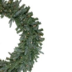 Pre-Lit Granville Fraser Fir Artificial Christmas Wreath, 48-Inch, Clear Lights -Beauty Wreaths Shop northlight sm92910 2 03382.1667553563