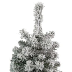 6.5' Heavily Flocked Madison Pine Artificial Christmas Tree, Unlit -Beauty Wreaths Shop northlight sm92929 3 19664.1667490912