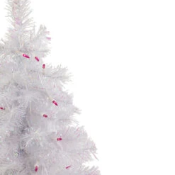 2' Pre-lit Rockport White Pine Artificial Christmas Tree, Pink Lights -Beauty Wreaths Shop northlight sm92946 3 updated 24689.1667535817