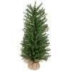 3' Medium Scottsdale Pine Artificial Christmas Tree In Burlap Base - Unlit -Beauty Wreaths Shop northlight sm92961 updated 29405.1667530159