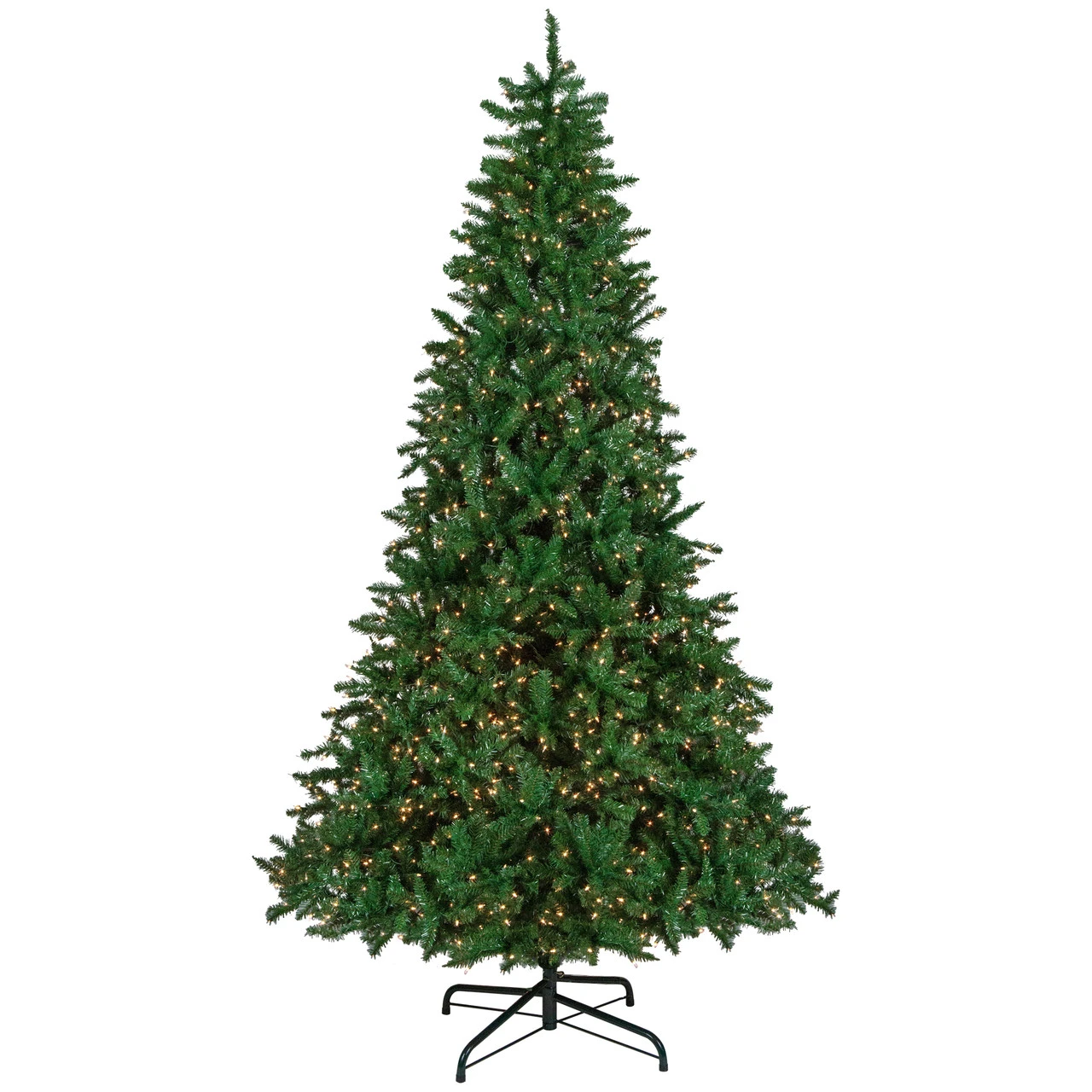 9' Pre-Lit Twin Falls Pine Artificial Christmas Tree, Clear Lights 4 9' Pre-Lit Twin Falls Pine Artificial Christmas Tree, Clear Lights - Image 2