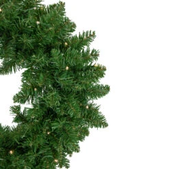 Pre-Lit Vernon Pine Artificial Christmas Wreath, 24-Inch, Warm White LED Lights -Beauty Wreaths Shop northlight sm92966 2 86137.1669212499