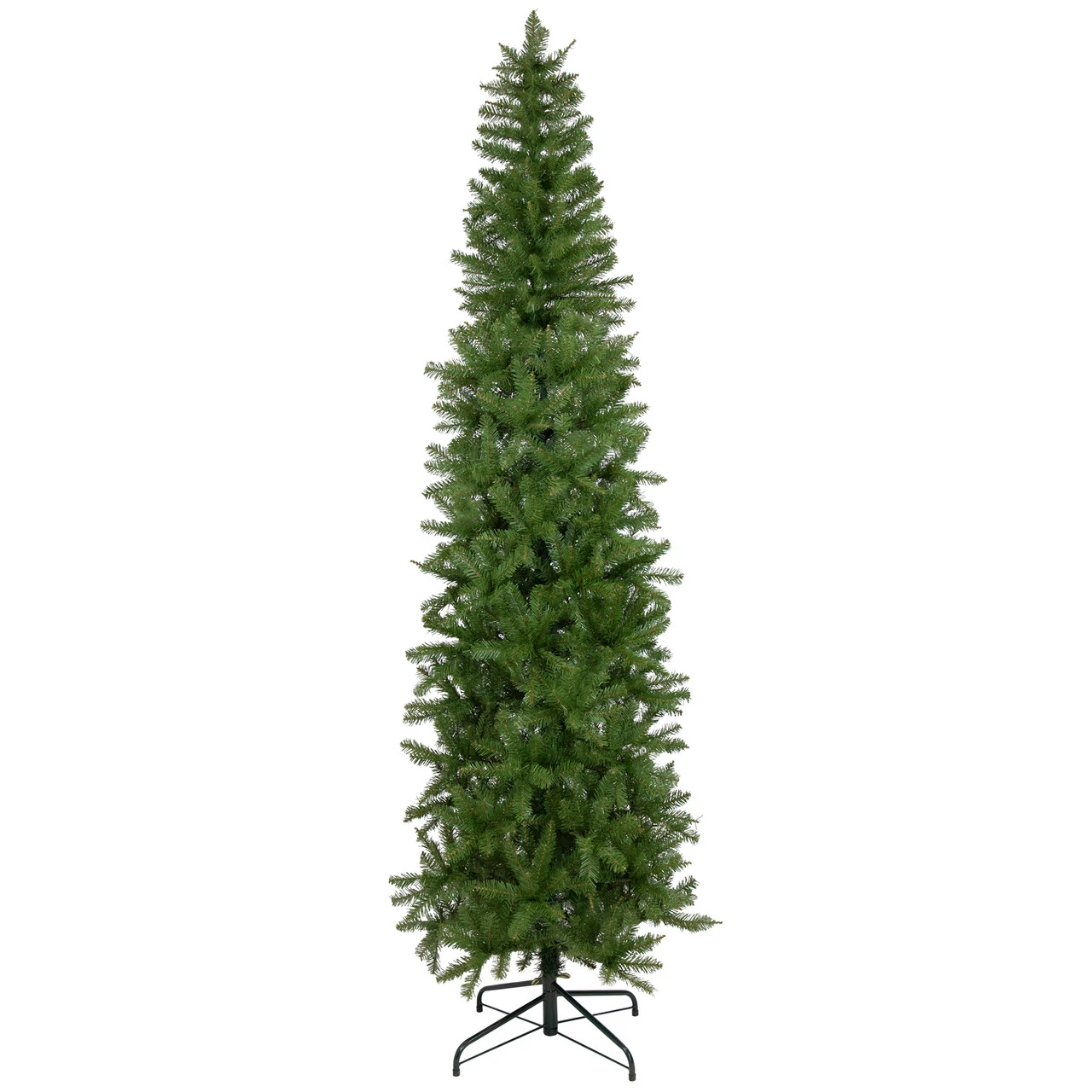 7.5' Silver Lake Fir Pencil Artificial Christmas Tree, Unlit 3 7.5' Silver Lake Fir Pencil Artificial Christmas Tree, Unlit