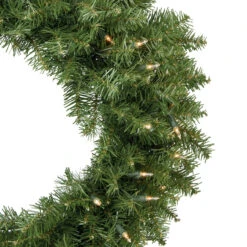 Pre-Lit Rockwood Pine Artificial Christmas Wreath - 24-Inch, Clear Lights -Beauty Wreaths Shop northlight sm93007 2update 48332.1667530191