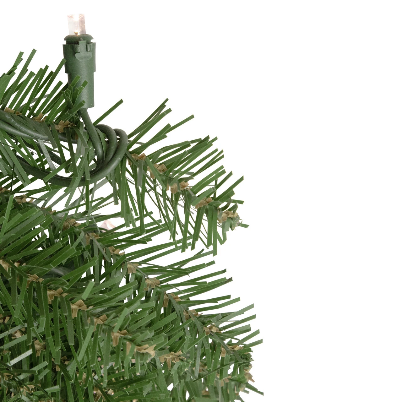 Pre-Lit Rockwood Pine Artificial Christmas Wreath, 36-Inch, Warm White LED Lights 4 Pre-Lit Rockwood Pine Artificial Christmas Wreath, 36-Inch, Warm White LED Lights - Image 2