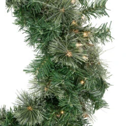 Pre-Lit Oregon Cashmere Pine Artificial Christmas Wreath, 24-Inch, Clear Lights -Beauty Wreaths Shop northlight sm93017 2update 04303.1669212671
