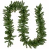 9' X 10" Pre-Lit Rockwood Pine Artificial Christmas Garland, Clear Lights -Beauty Wreaths Shop northlight sm93037 1 94394.1668539452