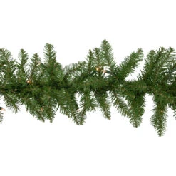 9' X 10" Pre-Lit Rockwood Pine Artificial Christmas Garland, Clear Lights -Beauty Wreaths Shop northlight sm93037 2 17039.1668539452