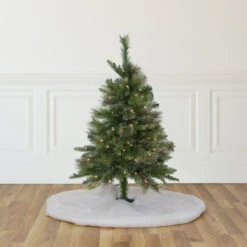 3' Pre-Lit Kingston Cashmere Pine Full Artificial Christmas Tree, Clear Lights -Beauty Wreaths Shop northlight sm93044 style 08673.1667530107