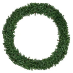 Black River Pine Commercial Artificial Christmas Wreath, 6-Foot, Unlit