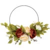 Autumn Harvest Artificial Floral Half Wreath With Fall Foliage, 21-Inch -Beauty Wreaths Shop northlight sm94122 1 80664.1667533382