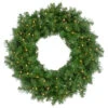 Pre-Lit Whitmire Pine Artificial Christmas Wreath - 24-Inch, Warm White LED Lights -Beauty Wreaths Shop northlight sp15040 updated 28703.1671643445