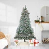 6.5' Pre-Lit Medium Flocked Winema Pine Artificial Christmas Tree - Clear Lights 2 6.5' Pre-Lit Medium Flocked Winema Pine Artificial Christmas Tree - Clear Lights -Beauty Wreaths Shop northlight sp15063 25233.1667576156