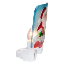 6" Red And White Santa Claus Christmas Night Light -Beauty Wreaths Shop northlight tn89419 2 86961.1667558745