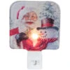 4" Red And White Santa And A Snowman Christmas Night Light -Beauty Wreaths Shop northlight tn91445 50117.1667509729