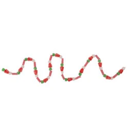 4' Faux Gum Drop Candy And Peppermint Swirls Christmas Garland - Unlit -Beauty Wreaths Shop northlight tr92577 updated2022 27466.1667530264