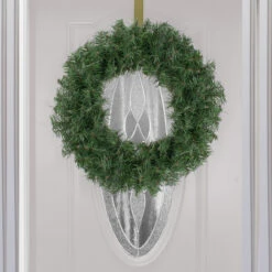 Canadian Pine Artificial Christmas Wreath, 18-Inch, Unlit -Beauty Wreaths Shop northlight v03969 style 76924.1667490607