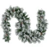 6.75' X 12" Flocked Angel Pine And Pine Cones Artificial Christmas Garland - Unlit -Beauty Wreaths Shop northlight v15090 1update 20817.1667327474