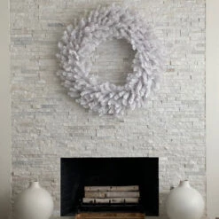 Snow White Pine Artificial Christmas Wreath - 48-Inch, Unlit -Beauty Wreaths Shop northlight v15812 cxpic 89490.1676305162