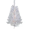 3' Pre-Lit LED Snow White Medium Artificial Christmas Tree - Clear Lights 2 3' Pre-Lit LED Snow White Medium Artificial Christmas Tree - Clear Lights -Beauty Wreaths Shop northlight v15866 1 50171.1682534908