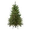 4' Pre-Lit Canadian Pine Medium Artificial Christmas Tree - Clear Lights -Beauty Wreaths Shop northlight v15879 fixed 88603.1682535262