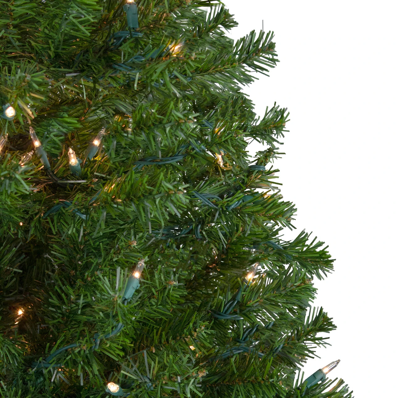 6' Pre-Lit Medium Canadian Pine Artificial Christmas Tree, Clear Lights 6 6' Pre-Lit Medium Canadian Pine Artificial Christmas Tree, Clear Lights - Image 4