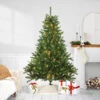 6' Pre-Lit Medium Canadian Pine Artificial Christmas Tree - Candlelight LED Lights -Beauty Wreaths Shop northlight v15888 20611.1667654486