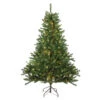 5' Pre-Lit LED Medium Canadian Pine Artificial Christmas Tree - Candlelight Lights -Beauty Wreaths Shop northlight v15888 61005.1667639971
