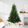 6' Pre-Lit LED Canadian Pine Artificial Christmas Tree - Multi Lights -Beauty Wreaths Shop northlight v15889 01581.1667584075