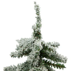 15" Potted Flocked Downswept Mini Village Pine Medium Artificial Christmas Tree, Unlit -Beauty Wreaths Shop northlight v15952 3 updated2022 93737.1667489354